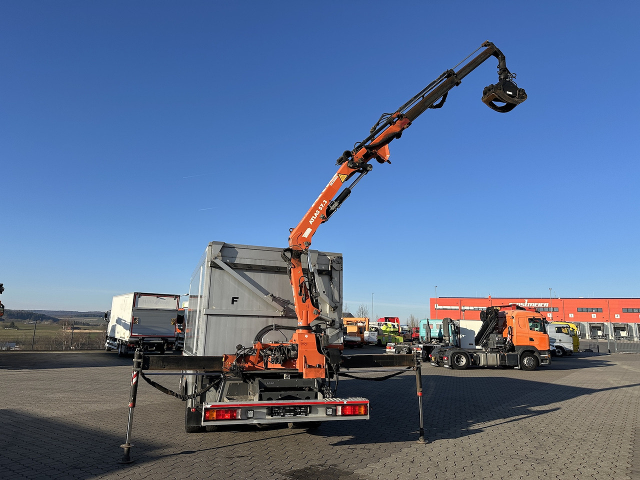 Mercedes-Benz Atego 1529 4x2  Atlas 57.3-A2   Kadaverkipper - Camión volquete, Camión grúa: foto 4 Mercedes-Benz Atego 1529 4x2  Atlas 57.3-A2   Kadaverkipper - Camión volquete, Camión grúa: foto 4