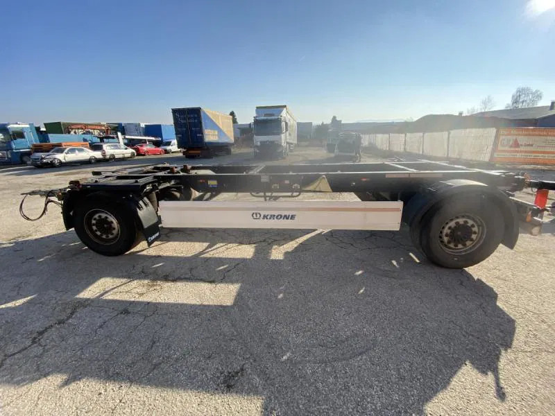 Krone 2- Achs Lafette !! HU/ TÜV NEU !! 2- Achs Lafette !! HU/ TÜV NEU !! - Remolque portacontenedore/ Intercambiable: foto 1 Krone 2- Achs Lafette !! HU/ TÜV NEU !! 2- Achs Lafette !! HU/ TÜV NEU !! - Remolque portacontenedore/ Intercambiable: foto 1