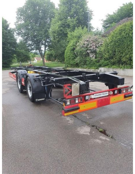 Krone Tandem Standard Lafette tiefgekuppelt 2-Achs Tandem Standard Lafette tiefgekuppelt TÜV NEU! - Remolque portacontenedore/ Intercambiable: foto 4 Krone Tandem Standard Lafette tiefgekuppelt 2-Achs Tandem Standard Lafette tiefgekuppelt TÜV NEU! - Remolque portacontenedore/ Intercambiable: foto 4