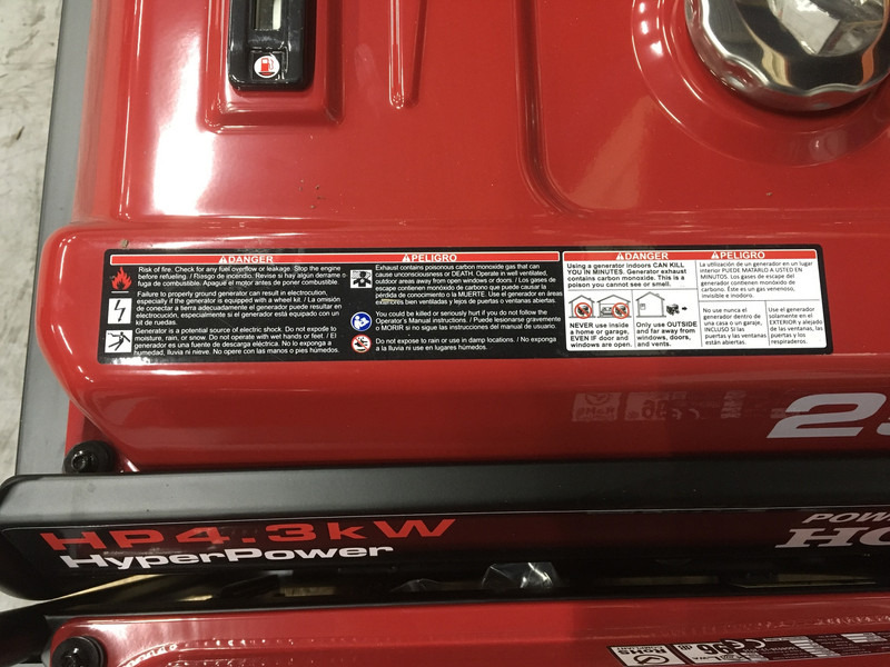 Honda HP 4.3KW GENERATOR NEW - Generador industriale: foto 2 Honda HP 4.3KW GENERATOR NEW - Generador industriale: foto 2