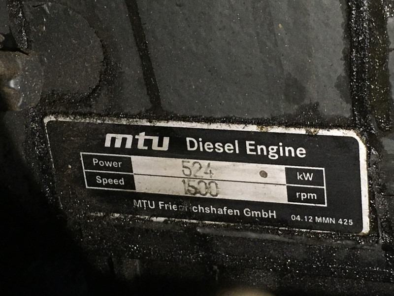 Generador industriale MTU 12V1600G10F GENERATOR 700KVA USED: foto 7 Generador industriale MTU 12V1600G10F GENERATOR 700KVA USED: foto 7
