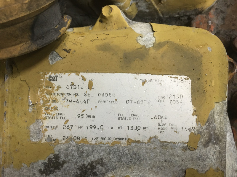 Caterpillar 3406B 6TB-7W4640 FOR PARTS - Maquinaria de construcción: foto 5 Caterpillar 3406B 6TB-7W4640 FOR PARTS - Maquinaria de construcción: foto 5