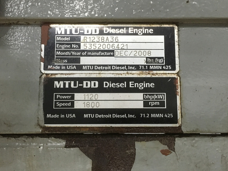 Maquinaria de construcción MTU 12V2000 USED: foto 6