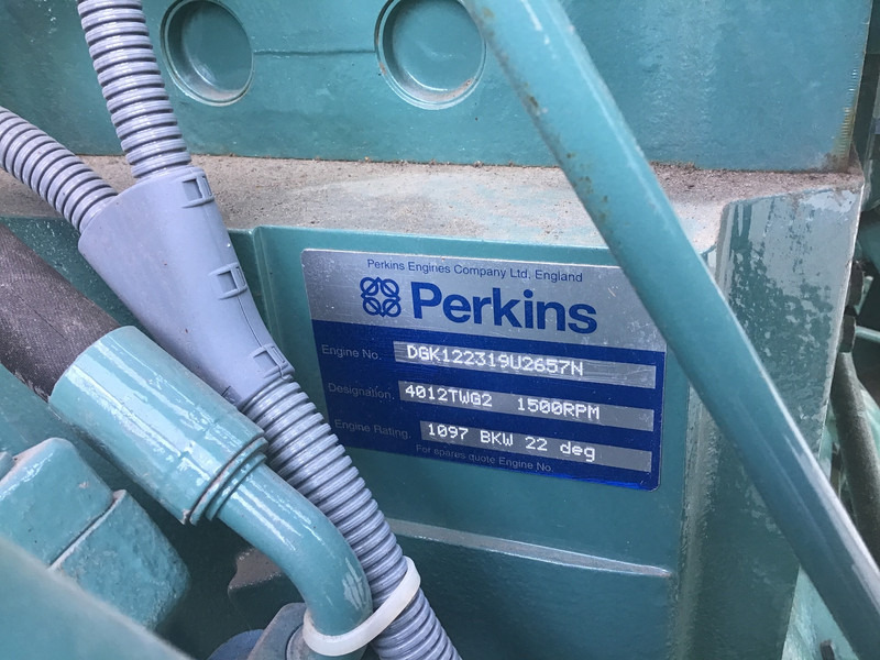 Perkins 4012 TWG2 GENERATOR 1000KVA USED - Generador industriale: foto 5 Perkins 4012 TWG2 GENERATOR 1000KVA USED - Generador industriale: foto 5