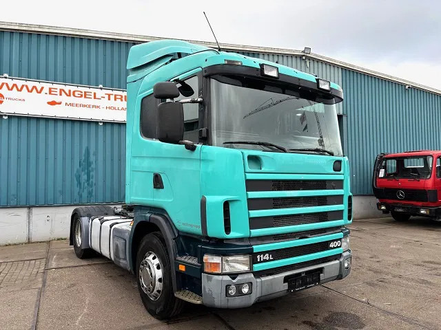 Scania R114-380 LA SLEEPERCAB 4x2 (EURO 2 / MANUAL GEARBOX / HYDRAULIC KIT / P.T.O. / FULL SPOILERSET / ETC.) - Cabeza tractora: foto 2 Scania R114-380 LA SLEEPERCAB 4x2 (EURO 2 / MANUAL GEARBOX / HYDRAULIC KIT / P.T.O. / FULL SPOILERSET / ETC.) - Cabeza tractora: foto 2