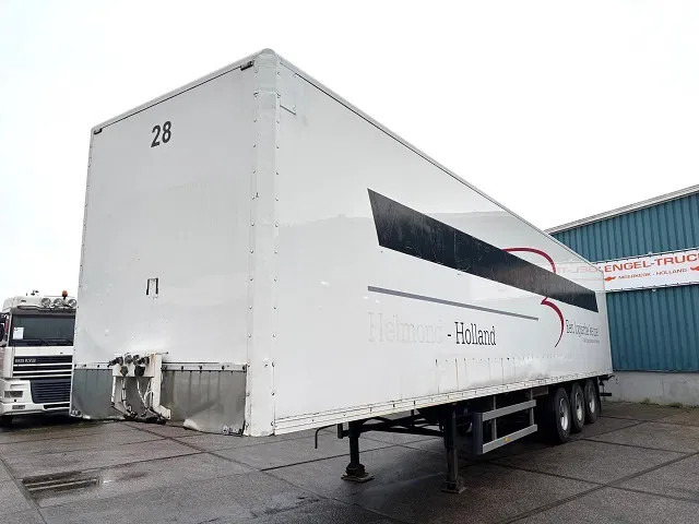 Pacton / JUMBO 3-AXLE CLOSED BOX WITH FULL STEEL CHASSIS (BPW-AXLES / DRUM BRAKES / ABS BRAKE SYSTEM / 13.60 METER) - Semirremolque caja cerrada: foto 1 Pacton / JUMBO 3-AXLE CLOSED BOX WITH FULL STEEL CHASSIS (BPW-AXLES / DRUM BRAKES / ABS BRAKE SYSTEM / 13.60 METER) - Semirremolque caja cerrada: foto 1