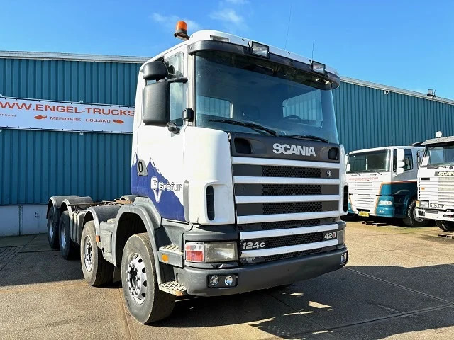Scania R124-420 C 8x4 FULL STEEL CHASSIS (EURO 3 / FULL STEEL SUSPENSION / REDUCTION AXLES / GRS900 GEARBOX) - Camión chasis: foto 3 Scania R124-420 C 8x4 FULL STEEL CHASSIS (EURO 3 / FULL STEEL SUSPENSION / REDUCTION AXLES / GRS900 GEARBOX) - Camión chasis: foto 3
