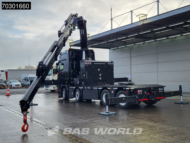 Scania S660 8X2 HMF 9520OK-RCS Crane Kran Fifth wheel Full Air Lift+steering axle - Cabeza tractora: foto 5 Scania S660 8X2 HMF 9520OK-RCS Crane Kran Fifth wheel Full Air Lift+steering axle - Cabeza tractora: foto 5