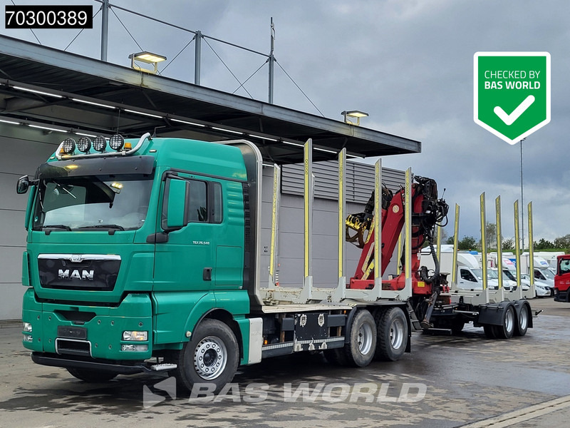 MAN TGX 26.540 6X4 Combi TAJFUN L150Z.96 woodcrane Holztransport Manual Retarder Euro 5 - Camión, Camión grúa: foto 1 MAN TGX 26.540 6X4 Combi TAJFUN L150Z.96 woodcrane Holztransport Manual Retarder Euro 5 - Camión, Camión grúa: foto 1