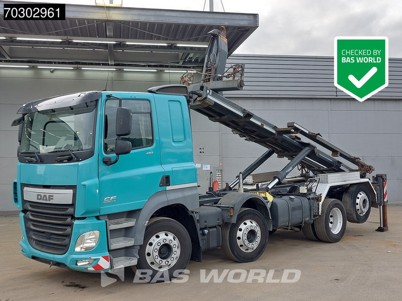 DAF CF 410 CF 8X2 35tons Velsycon CL35.71 containersystem Lift+steering axle Euro 6 - Camión multibasculante: foto 1 DAF CF 410 CF 8X2 35tons Velsycon CL35.71 containersystem Lift+steering axle Euro 6 - Camión multibasculante: foto 1