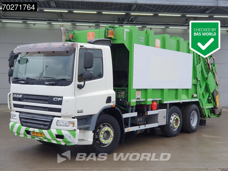 DAF CF75.250 6X2 NL-Truck Mol Pusher 2000 CB011/EUROLIFT Euro 5 - Camión de basura: foto 1 DAF CF75.250 6X2 NL-Truck Mol Pusher 2000 CB011/EUROLIFT Euro 5 - Camión de basura: foto 1