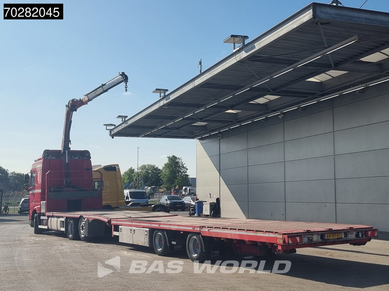 DAF XF 440 6X2 NL-Truck Transporter HMF 900-K2 Kran Winch Lift-Lenkachse Euro 6 - Camión caja abierta, Camión grúa: foto 2 DAF XF 440 6X2 NL-Truck Transporter HMF 900-K2 Kran Winch Lift-Lenkachse Euro 6 - Camión caja abierta, Camión grúa: foto 2