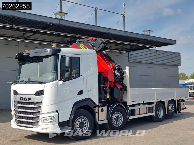 DAF XF 530 8X2 NEW Palfinger PK580 TEC Kran Crane Fly-Jib 2.5t Winch Lift+Lenkasche Retarder - Camión caja abierta, Camión grúa: foto 2 DAF XF 530 8X2 NEW Palfinger PK580 TEC Kran Crane Fly-Jib 2.5t Winch Lift+Lenkasche Retarder - Camión caja abierta, Camión grúa: foto 2