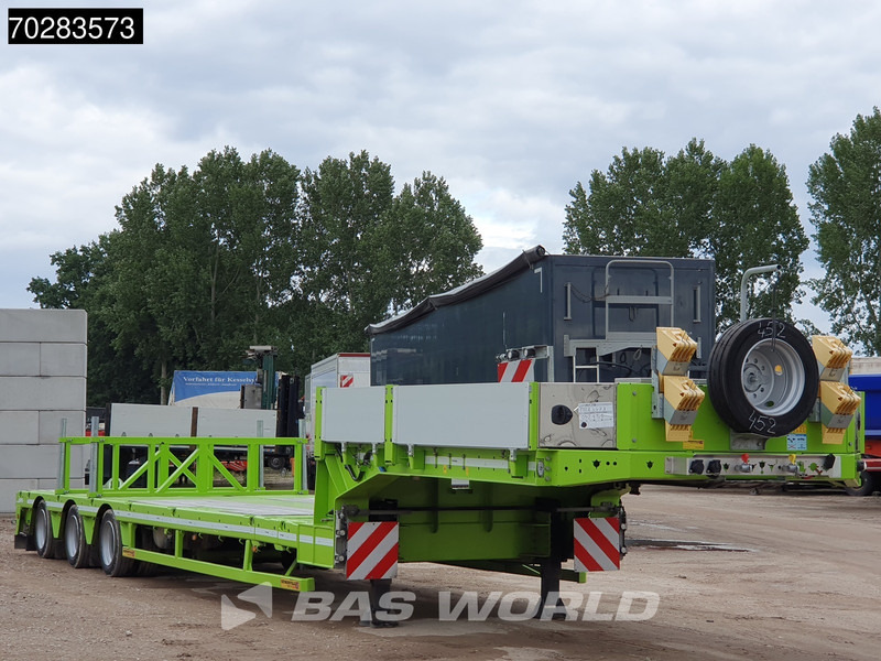 Faymonville F-S43-1AAF 3 axles Extendable Twistlocks 3x Hydraulic Steering Galvanised - Semirremolque góndola rebajadas: foto 5 Faymonville F-S43-1AAF 3 axles Extendable Twistlocks 3x Hydraulic Steering Galvanised - Semirremolque góndola rebajadas: foto 5