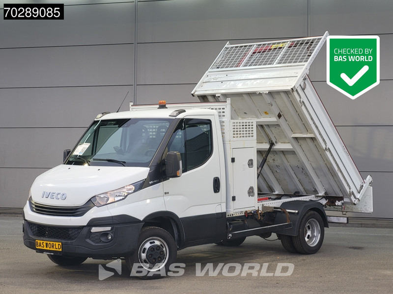 Iveco Daily 35C16 Kipper met Kraan Dubbellucht 3,5t Trekhaak Airco Cruise Camera Euro6 Crane Kran Kranwagen 2m3 A/C Towbar Cruise control - Furgoneta basculante: foto 1 Iveco Daily 35C16 Kipper met Kraan Dubbellucht 3,5t Trekhaak Airco Cruise Camera Euro6 Crane Kran Kranwagen 2m3 A/C Towbar Cruise control - Furgoneta basculante: foto 1
