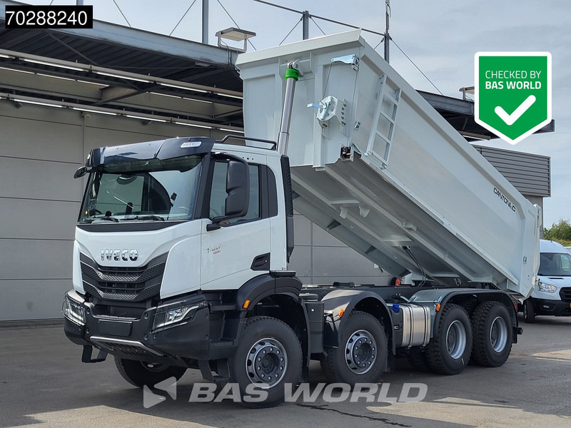 Iveco T-WAY 450 8X4 New! 20m3 Cantoni Tipper Steelsuspension Big-Axle Automatic Euro 6 - Camión volquete: foto 1 Iveco T-WAY 450 8X4 New! 20m3 Cantoni Tipper Steelsuspension Big-Axle Automatic Euro 6 - Camión volquete: foto 1