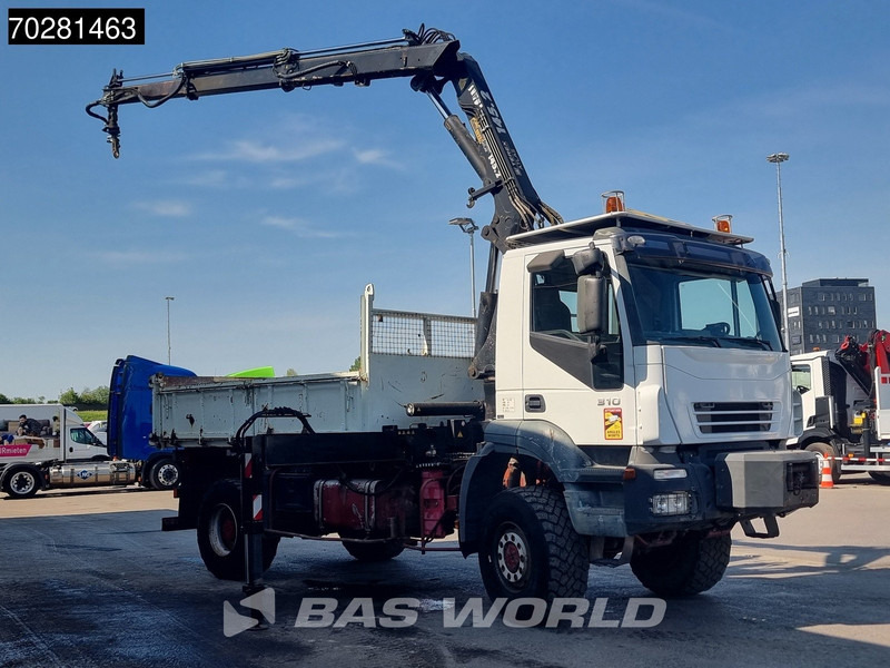 Iveco Trakker 310 4X4 Atlas 145.2-A2 Kran Crane 4x4 Big axle 6m3 3 sided tipper Euro 4 - Camión volquete, Camión grúa: foto 3 Iveco Trakker 310 4X4 Atlas 145.2-A2 Kran Crane 4x4 Big axle 6m3 3 sided tipper Euro 4 - Camión volquete, Camión grúa: foto 3