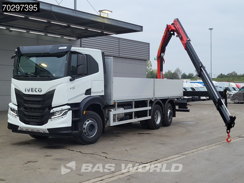 Iveco X-Way 420 6X2 UNUSED Palfinger PK19001 SLD5 Crane Lift+steering-Axle ACC Euro 6 - Camión caja abierta, Camión grúa: foto 5 Iveco X-Way 420 6X2 UNUSED Palfinger PK19001 SLD5 Crane Lift+steering-Axle ACC Euro 6 - Camión caja abierta, Camión grúa: foto 5