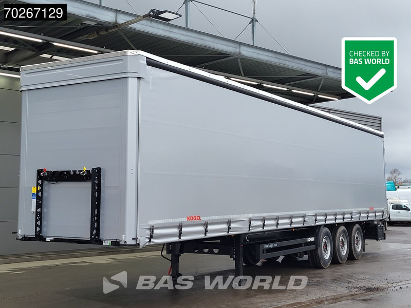 Kögel S24-1 3 axles HARDWOOD NEW SAF Liftachse Edscha - Semirremolque lona: foto 1 Kögel S24-1 3 axles HARDWOOD NEW SAF Liftachse Edscha - Semirremolque lona: foto 1