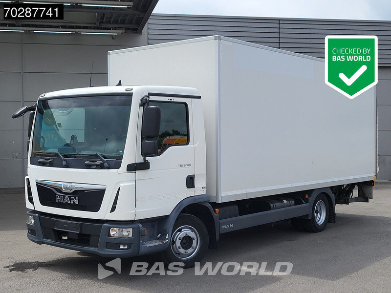 MAN TGL 8.180 4X2 8tonner Ladebordwand Automatic Euro 6 - Camión caja cerrada: foto 1 MAN TGL 8.180 4X2 8tonner Ladebordwand Automatic Euro 6 - Camión caja cerrada: foto 1