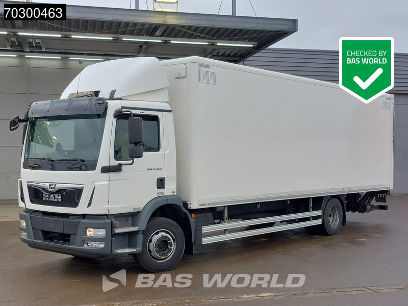 MAN TGM 15.250 4X2 15tonner Automatic Ladebordwand Euro 6 - Camión caja cerrada: foto 1 MAN TGM 15.250 4X2 15tonner Automatic Ladebordwand Euro 6 - Camión caja cerrada: foto 1
