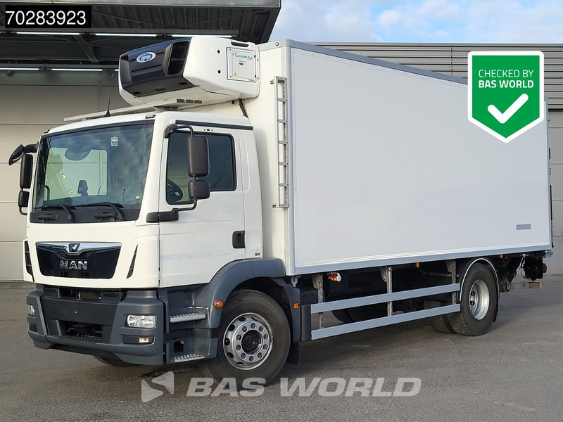 MAN TGM 18.250 4X2 Carrier Supra 850 2000kg ladebordwand Automatic Euro 6 - Camión frigorífico: foto 1 MAN TGM 18.250 4X2 Carrier Supra 850 2000kg ladebordwand Automatic Euro 6 - Camión frigorífico: foto 1