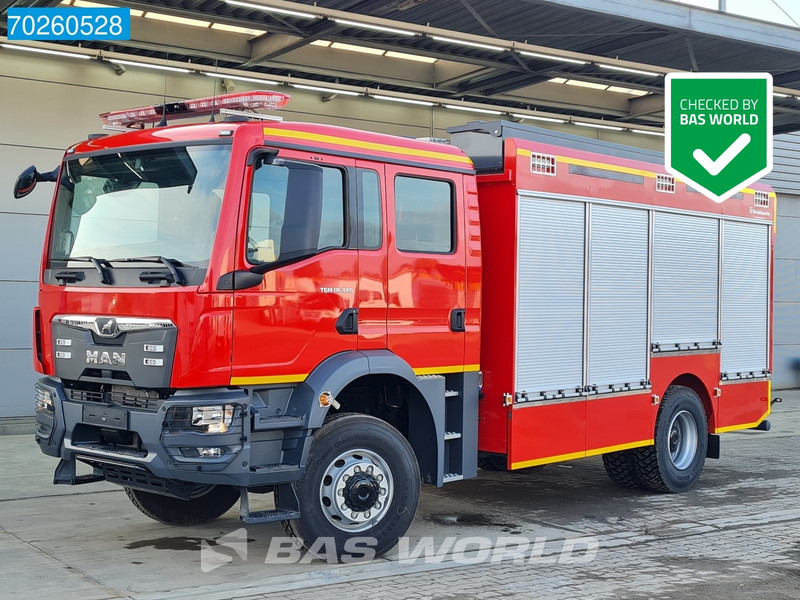 MAN TGM 18.320 4X4 NEW! Feuerwehr Fire Truck Volkan pump Navi Euro 6 - Camión de bomberos: foto 1 MAN TGM 18.320 4X4 NEW! Feuerwehr Fire Truck Volkan pump Navi Euro 6 - Camión de bomberos: foto 1
