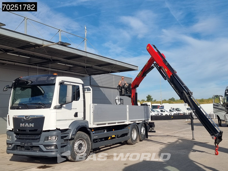 MAN TGS 26.440 6X2 NEW NL-Truck Palfinger PK20.501 L TEC3 Kran Baustoff Lift-Lenk Asche - Camión caja abierta, Camión grúa: foto 5 MAN TGS 26.440 6X2 NEW NL-Truck Palfinger PK20.501 L TEC3 Kran Baustoff Lift-Lenk Asche - Camión caja abierta, Camión grúa: foto 5
