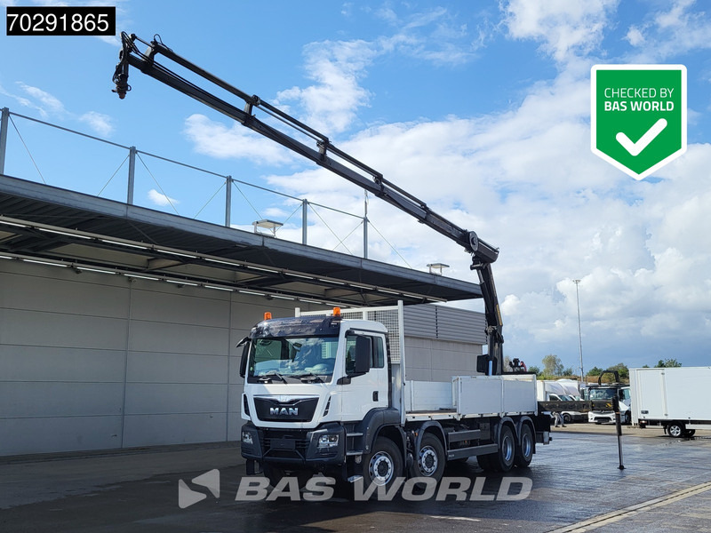 MAN TGS 35.400 8X4 Palfinger PK23002 SH Kran Crane Big-Axle Euro 6 - Camión caja abierta, Camión grúa: foto 1 MAN TGS 35.400 8X4 Palfinger PK23002 SH Kran Crane Big-Axle Euro 6 - Camión caja abierta, Camión grúa: foto 1