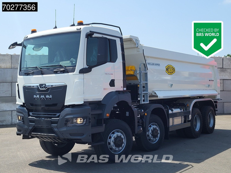 MAN TGS 41.480 8X6 NEW! 19m3 Meiller Tipper Big-Axle Steel suspension Automatic Euro 6 - Camión volquete: foto 1 MAN TGS 41.480 8X6 NEW! 19m3 Meiller Tipper Big-Axle Steel suspension Automatic Euro 6 - Camión volquete: foto 1