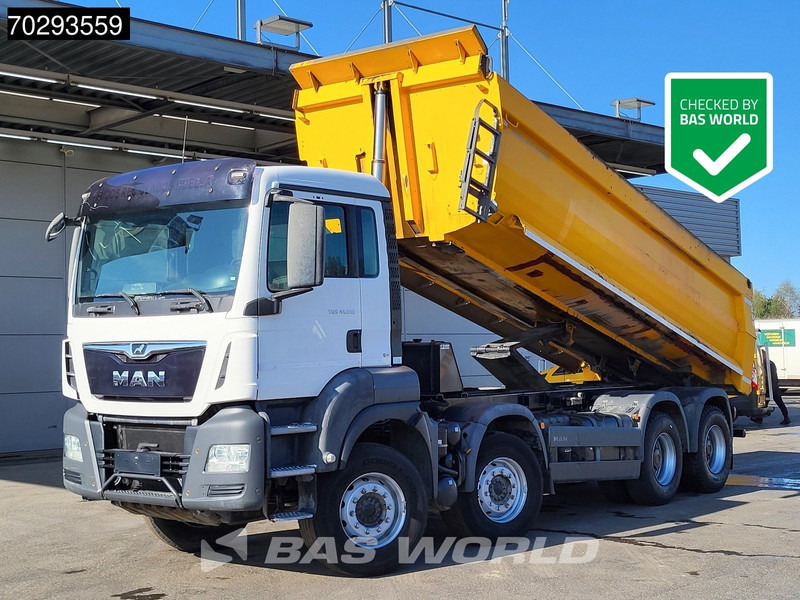 MAN TGS 41.510 8X4 19m3 Meiller tipper Steelsuspension Manual Big-Axle Euro 6 - Camión volquete: foto 1 MAN TGS 41.510 8X4 19m3 Meiller tipper Steelsuspension Manual Big-Axle Euro 6 - Camión volquete: foto 1