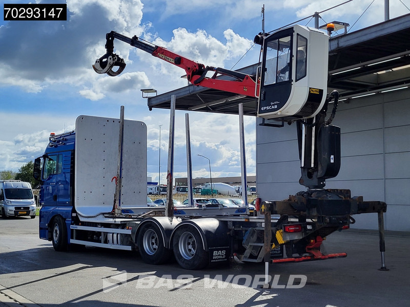 MAN TGX 33.580 TGX 6X4 Palfinger Epsilon Wood crane Holztransport Retarder Navi Xenon Euro 6 - Camión forestal, Camión grúa: foto 2 MAN TGX 33.580 TGX 6X4 Palfinger Epsilon Wood crane Holztransport Retarder Navi Xenon Euro 6 - Camión forestal, Camión grúa: foto 2