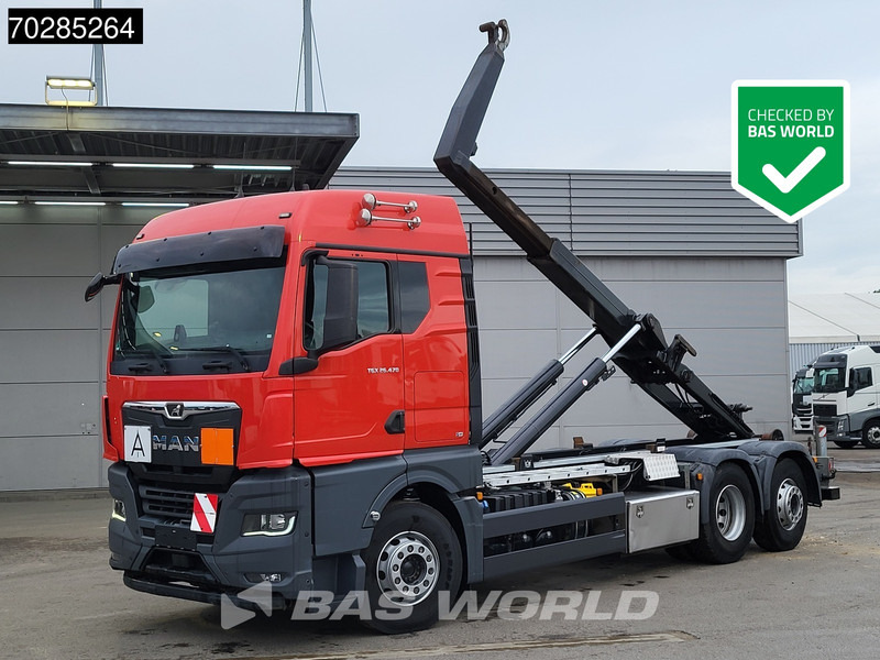MAN TGX26.470 TGX 6X2 21 Tonnes VDL hooklift ADR Retarder Lift+Lenkachse ACC Navi Euro 6 - Camión multibasculante: foto 1 MAN TGX26.470 TGX 6X2 21 Tonnes VDL hooklift ADR Retarder Lift+Lenkachse ACC Navi Euro 6 - Camión multibasculante: foto 1