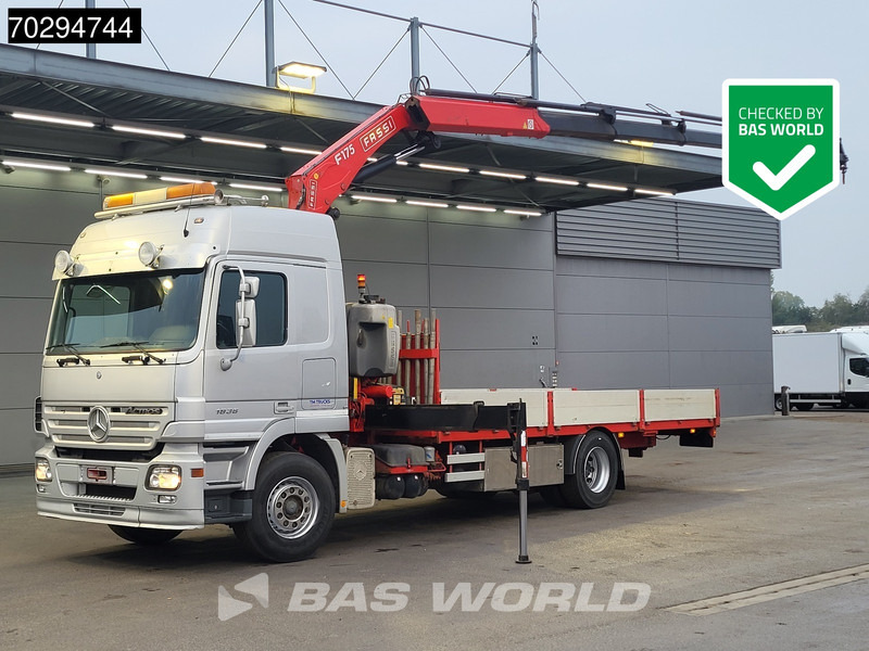 Mercedes-Benz Actros 1836 Actros 4X2 Fassi F175A 26 Crane Kran Remote Automatic Euro 3 - Camión caja abierta, Camión grúa: foto 1 Mercedes-Benz Actros 1836 Actros 4X2 Fassi F175A 26 Crane Kran Remote Automatic Euro 3 - Camión caja abierta, Camión grúa: foto 1