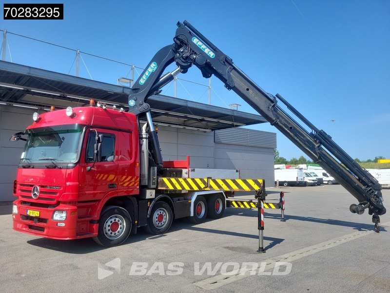 Mercedes-Benz Actros 2648 850 8X4 Effer 850/9S Kran Fifth wheel Big-Axle Automatic Euro 5 - Camión caja abierta, Camión grúa: foto 3 Mercedes-Benz Actros 2648 850 8X4 Effer 850/9S Kran Fifth wheel Big-Axle Automatic Euro 5 - Camión caja abierta, Camión grúa: foto 3