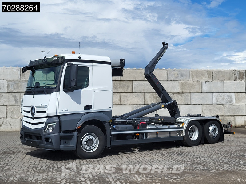 Mercedes-Benz Actros 2745 6X2 NEW! Meiller RS21-70 Hooklift Retarder Lift+Steering Axle PPC Navi - Camión multibasculante: foto 5 Mercedes-Benz Actros 2745 6X2 NEW! Meiller RS21-70 Hooklift Retarder Lift+Steering Axle PPC Navi - Camión multibasculante: foto 5