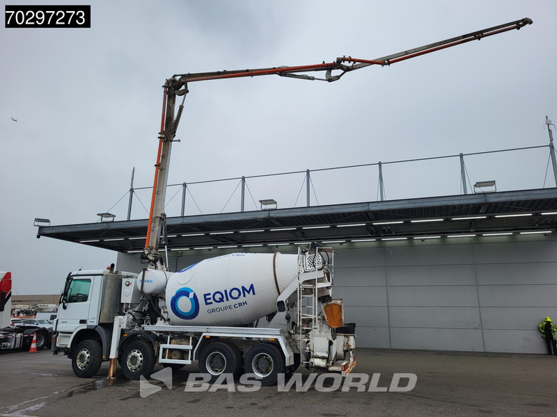 Mercedes-Benz Actros 3241 8X4 7m3 Mecbo Mixer Big-Axle Steelsuspension Pompe+Mixer Euro 5 - Camión bomba de hormigón: foto 5 Mercedes-Benz Actros 3241 8X4 7m3 Mecbo Mixer Big-Axle Steelsuspension Pompe+Mixer Euro 5 - Camión bomba de hormigón: foto 5