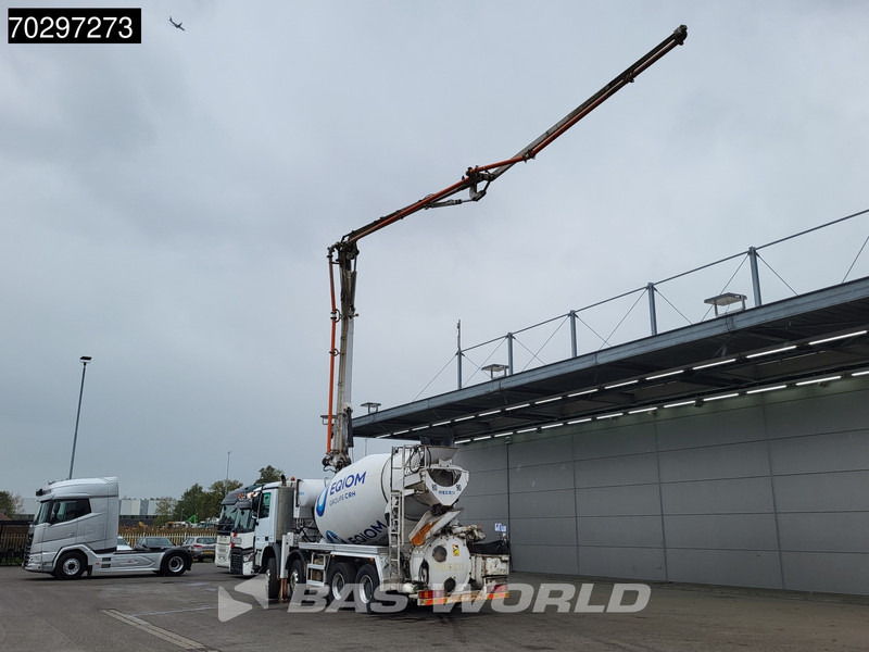 Mercedes-Benz Actros 3241 8X4 7m3 Mecbo Mixer Big-Axle Steelsuspension Pompe+Mixer Euro 5 - Camión bomba de hormigón: foto 2 Mercedes-Benz Actros 3241 8X4 7m3 Mecbo Mixer Big-Axle Steelsuspension Pompe+Mixer Euro 5 - Camión bomba de hormigón: foto 2