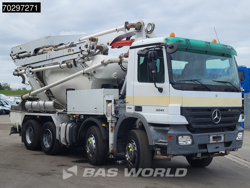 Mercedes-Benz Actros 3241 8X4 7m3 Putzmeister Mixer Big-Axle Steelsuspension 3-Pedals Pompe+Mixer Euro 4 - Camión bomba de hormigón: foto 3 Mercedes-Benz Actros 3241 8X4 7m3 Putzmeister Mixer Big-Axle Steelsuspension 3-Pedals Pompe+Mixer Euro 4 - Camión bomba de hormigón: foto 3