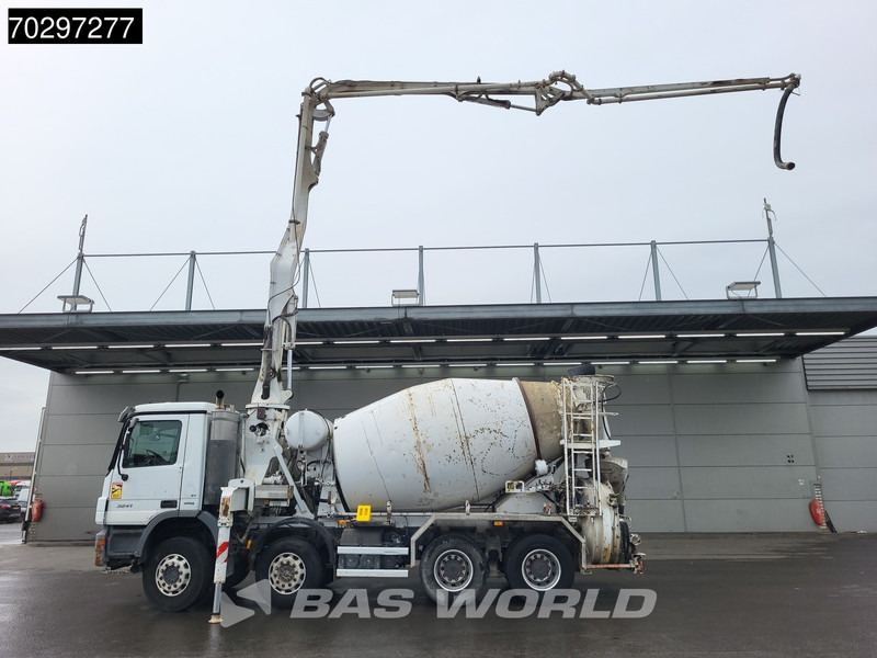 Mercedes-Benz Actros 3241 8X4 Putzmeister TMM 21-3 PUMI 7m3 Liebherr Big-Axle 3-Pedals Euro 4 - Camión bomba de hormigón: foto 5 Mercedes-Benz Actros 3241 8X4 Putzmeister TMM 21-3 PUMI 7m3 Liebherr Big-Axle 3-Pedals Euro 4 - Camión bomba de hormigón: foto 5