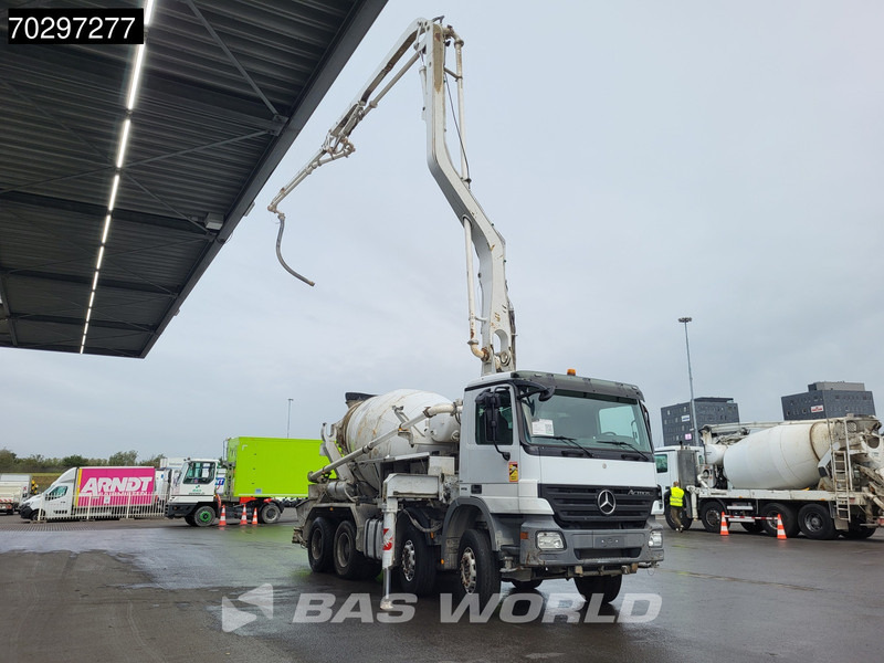 Mercedes-Benz Actros 3241 8X4 Putzmeister TMM 21-3 PUMI 7m3 Liebherr Big-Axle 3-Pedals Euro 4 - Camión bomba de hormigón: foto 3 Mercedes-Benz Actros 3241 8X4 Putzmeister TMM 21-3 PUMI 7m3 Liebherr Big-Axle 3-Pedals Euro 4 - Camión bomba de hormigón: foto 3