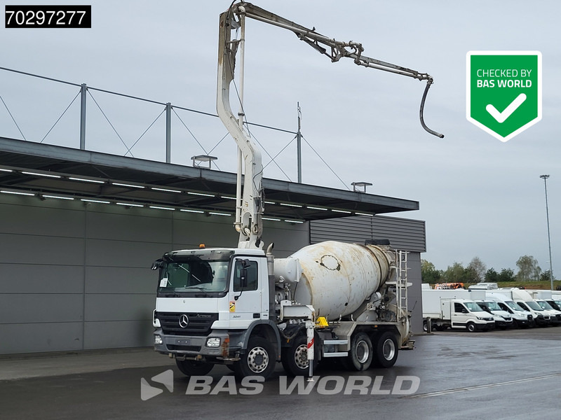 Mercedes-Benz Actros 3241 8X4 Putzmeister TMM 21-3 PUMI 7m3 Liebherr Big-Axle 3-Pedals Euro 4 - Camión bomba de hormigón: foto 1 Mercedes-Benz Actros 3241 8X4 Putzmeister TMM 21-3 PUMI 7m3 Liebherr Big-Axle 3-Pedals Euro 4 - Camión bomba de hormigón: foto 1