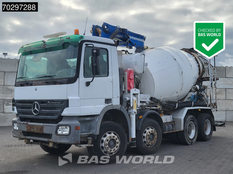 Mercedes-Benz Actros 3241 8X4 Putzmeister TMM 21 +7m3 Liebherr PUMI Steelsuspension 3-Pedals Euro 3 - Camión bomba de hormigón: foto 1 Mercedes-Benz Actros 3241 8X4 Putzmeister TMM 21 +7m3 Liebherr PUMI Steelsuspension 3-Pedals Euro 3 - Camión bomba de hormigón: foto 1