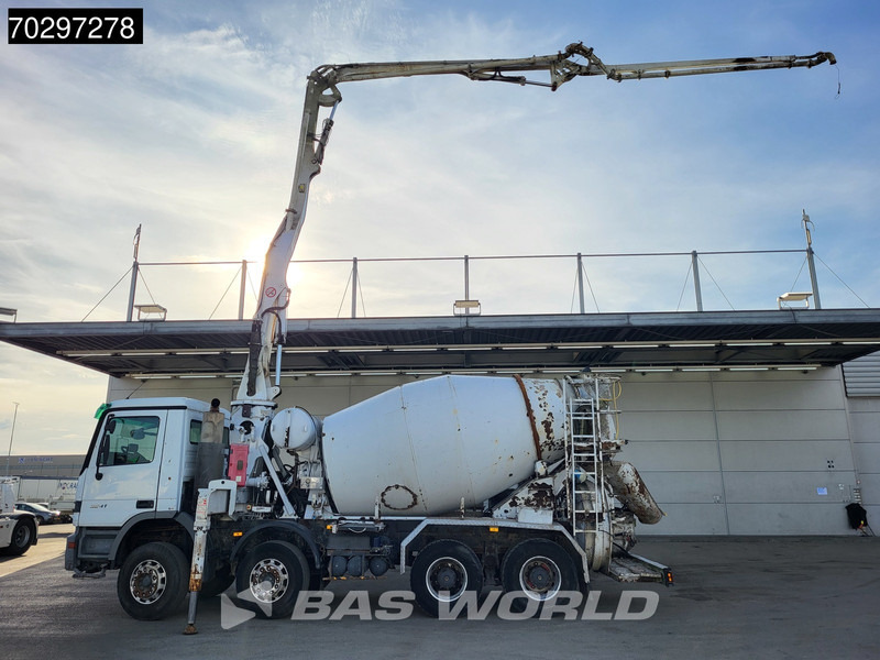 Mercedes-Benz Actros 3241 8X4 Putzmeister TMM 21-G2 PUMI 7m3 Mixer Big-Axle Steelsuspension 3-Pedals Euro 3 - Camión bomba de hormigón: foto 2 Mercedes-Benz Actros 3241 8X4 Putzmeister TMM 21-G2 PUMI 7m3 Mixer Big-Axle Steelsuspension 3-Pedals Euro 3 - Camión bomba de hormigón: foto 2