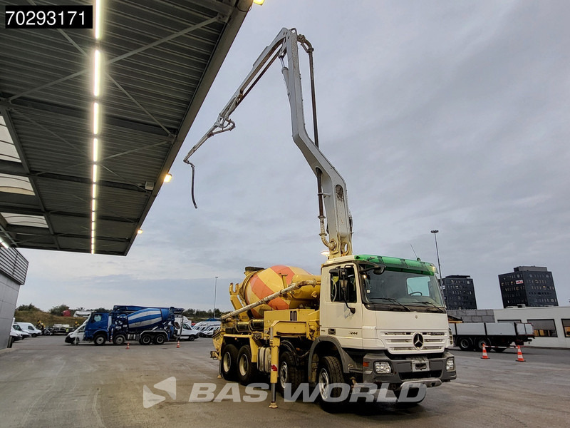 Mercedes-Benz Actros 3244 8X4 Retarder Putzmeister 24 Mtrs Pumi Big-Axle 3-Pedals Euro 4 - Camión bomba de hormigón: foto 3 Mercedes-Benz Actros 3244 8X4 Retarder Putzmeister 24 Mtrs Pumi Big-Axle 3-Pedals Euro 4 - Camión bomba de hormigón: foto 3