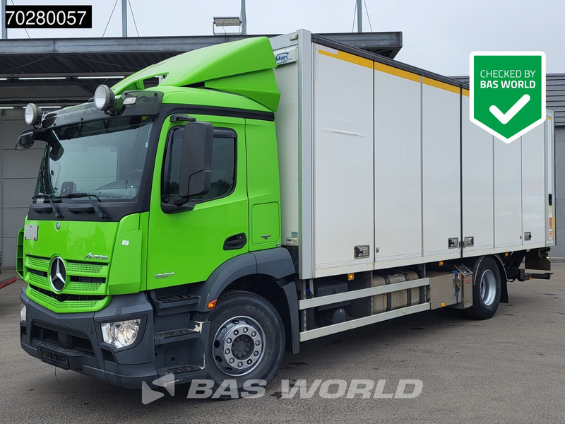 Mercedes-Benz Antos 1827 4X2 18tonner ADR Ladebordwand boxheater Euro 6 - Camión caja cerrada: foto 1 Mercedes-Benz Antos 1827 4X2 18tonner ADR Ladebordwand boxheater Euro 6 - Camión caja cerrada: foto 1