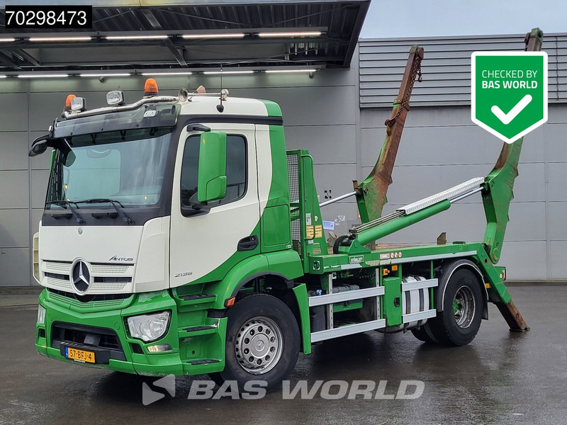 Mercedes-Benz Antos 2135 4X2 NL-Truck APK 14Tons Hyva Lift Skiploader Automatic Euro 6 - Camión portacontenedor de cadenas: foto 1 Mercedes-Benz Antos 2135 4X2 NL-Truck APK 14Tons Hyva Lift Skiploader Automatic Euro 6 - Camión portacontenedor de cadenas: foto 1