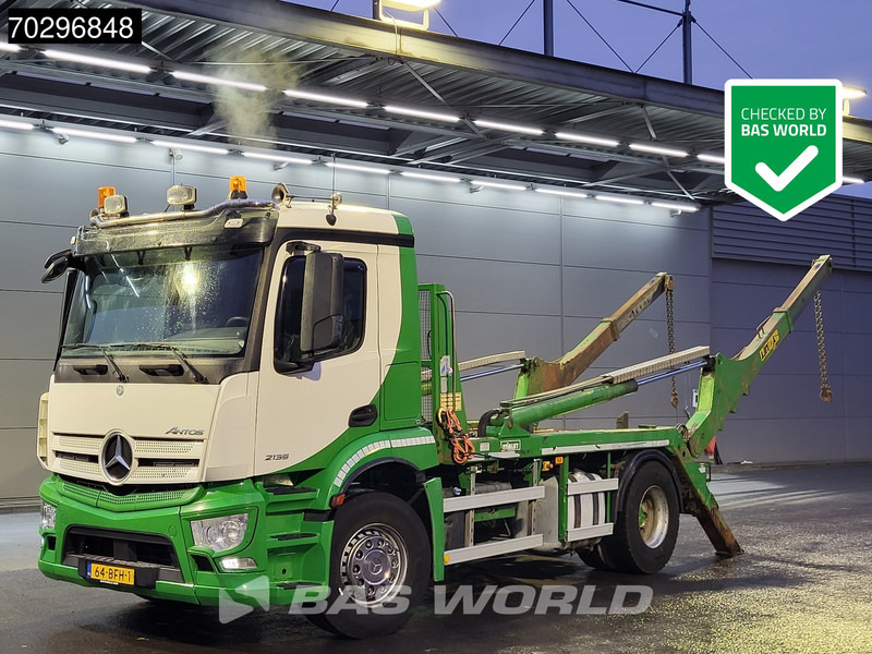 Mercedes-Benz Antos 2135 4X2 NL-Truck HYVA NG 2014-TA-XL Automatic Euro 6 - Camión portacontenedor de cadenas: foto 1 Mercedes-Benz Antos 2135 4X2 NL-Truck HYVA NG 2014-TA-XL Automatic Euro 6 - Camión portacontenedor de cadenas: foto 1