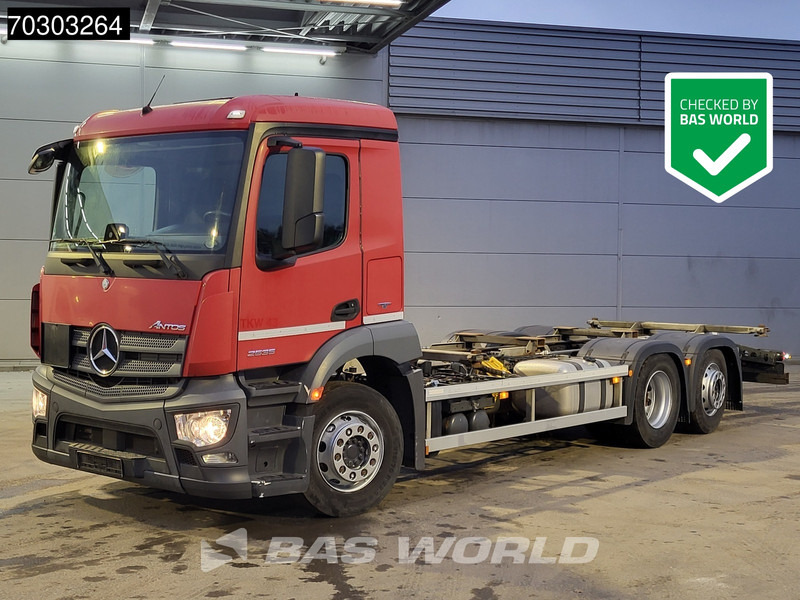 Mercedes-Benz Antos 2535 Antos 6X2 BDF ADR Full Air Suspension Lift+Steering Axle Automatic Euro 6 - Camión portacontenedore/ Intercambiable: foto 1 Mercedes-Benz Antos 2535 Antos 6X2 BDF ADR Full Air Suspension Lift+Steering Axle Automatic Euro 6 - Camión portacontenedore/ Intercambiable: foto 1