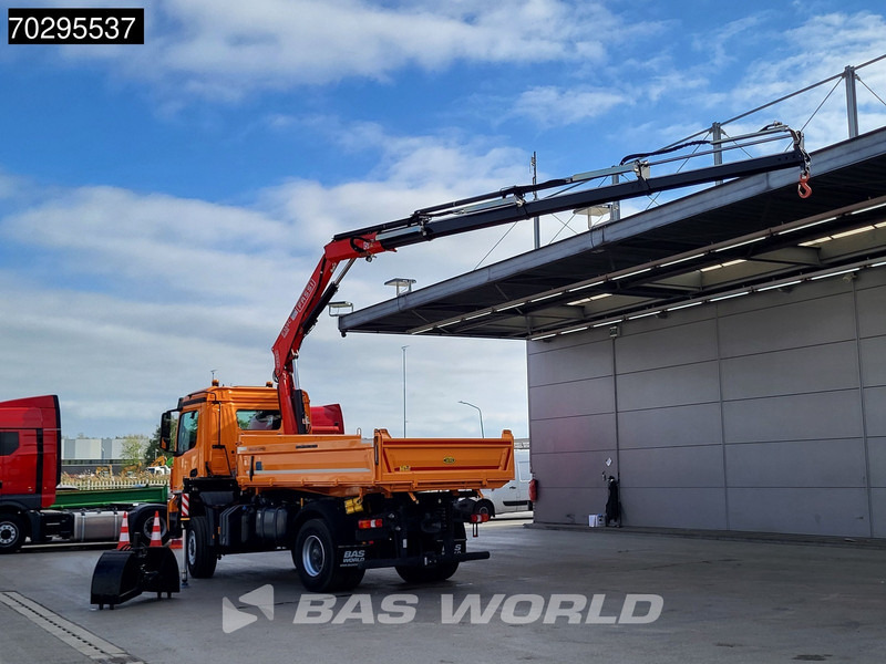 Mercedes-Benz Arocs 1835 4X4 4x4 Fassi F135AC.0.24 Crane Kran Meiller 3-Way Tipper Big-Axle - Camión volquete, Camión grúa: foto 5 Mercedes-Benz Arocs 1835 4X4 4x4 Fassi F135AC.0.24 Crane Kran Meiller 3-Way Tipper Big-Axle - Camión volquete, Camión grúa: foto 5